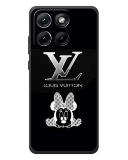 Чехол для Motorola Edge 70 Fusion с картинкой «LV и Минни Маус»