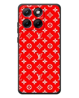 Чехол для Motorola Edge 70 Fusion с картинкой «Яркий паттерн LV»