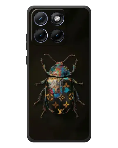 Чехол для Motorola Edge 70 Fusion с картинкой «LV — мраморный принт»