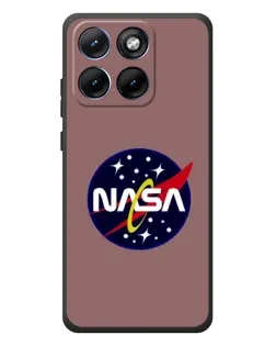 Чехол для Motorola Edge 70 Fusion с картинкой «NASA — ретро космос» Чехол для Motorola Edge 70 Fusion с картинкой «NASA — ретро космос»