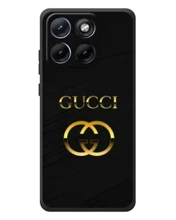 Чехол для Motorola Edge 70 Fusion с картинкой «Золотой логотип Gucci» Чехол для Motorola Edge 70 Fusion с картинкой «Золотой логотип Gucci»