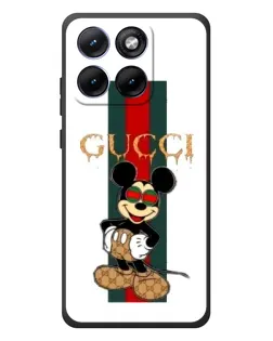 Чехол для Motorola Edge 70 Fusion с картинкой «Микки Маус Gucci — полосы» Чехол для Motorola Edge 70 Fusion с картинкой «Микки Маус Gucci — полосы»