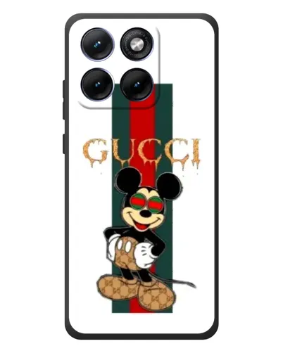 Чехол для Motorola Edge 70 Fusion с картинкой «Микки Маус Gucci — полосы» Чехол для Motorola Edge 70 Fusion с картинкой «Микки Маус Gucci — полосы»