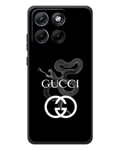 Чехол для Motorola Edge 70 Fusion с картинкой «Gucci — серебряная змея» Чехол для Motorola Edge 70 Fusion с картинкой «Gucci — серебряная змея»