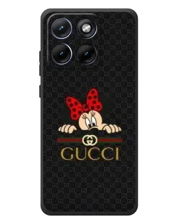 Чехол для Motorola Edge 70 Fusion с картинкой «Минни Маус Gucci — черный» Чехол для Motorola Edge 70 Fusion с картинкой «Минни Маус Gucci — черный»