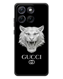 Чехол для Motorola Edge 70 Fusion с картинкой «Gucci — серебряный лев» Чехол для Motorola Edge 70 Fusion с картинкой «Gucci — серебряный лев»