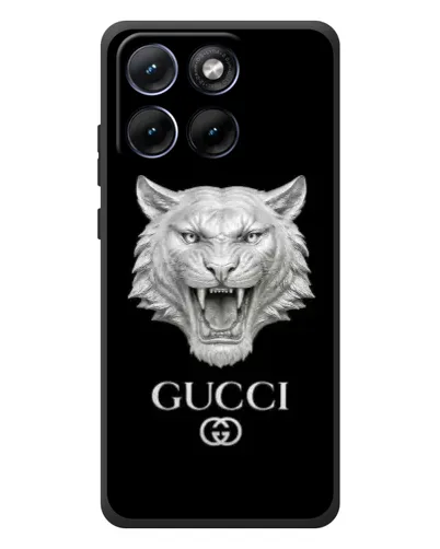 Чохол для Motorola Edge 70 Fusion з картинкою «Gucci — срібний лев» Чохол для Motorola Edge 70 Fusion з картинкою «Gucci — срібний лев»