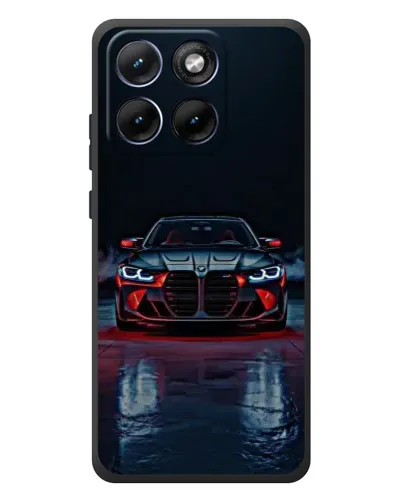 Чехол для Motorola Edge 70 Fusion с картинкой «BMW на мокрой дороге» Чехол для Motorola Edge 70 Fusion с картинкой «BMW на мокрой дороге»