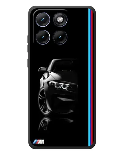 Чехол для Motorola Edge 70 Fusion с картинкой «Силуэт BMW в темноте» Чехол для Motorola Edge 70 Fusion с картинкой «Силуэт BMW в темноте»