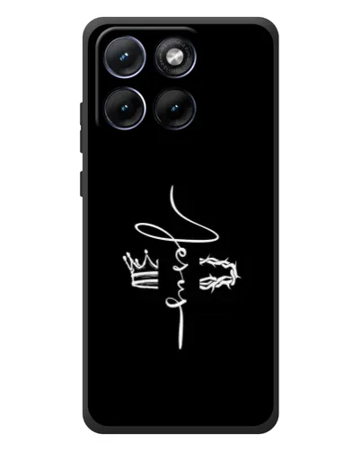 Чехол для Motorola Edge 70 Fusion с картинкой «Король Славы Jesus»