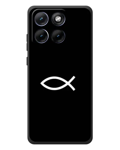 Чехол для Motorola Edge 70 Fusion с картинкой «Символ рыбы Jesus» Чехол для Motorola Edge 70 Fusion с картинкой «Символ рыбы Jesus»