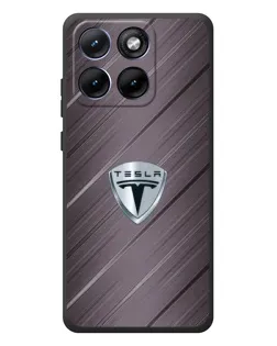Чехол для Motorola Edge 70 Fusion с картинкой «Металлическая текстура Tesla» Чехол для Motorola Edge 70 Fusion с картинкой «Металлическая текстура Tesla»