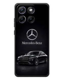 Чехол для Motorola Edge 70 Fusion с картинкой «Mercedes — решетка радиатора»