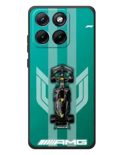 Чехол для Motorola Edge 70 Fusion с картинкой «Mercedes AMG Petronas»