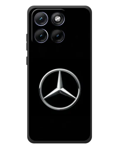 Чехол для Motorola Edge 70 Fusion с картинкой «Mercedes классический лого»