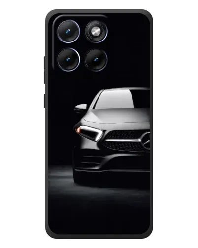 Чехол для Motorola Edge 70 Fusion с картинкой «Свет фар Mercedes»