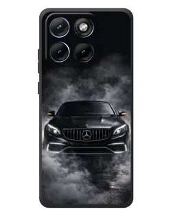 Чехол для Motorola Edge 70 Fusion с картинкой «Mercedes в дыму»