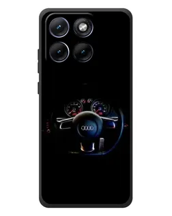 Чехол для Motorola Edge 70 Fusion с картинкой «Салон Audi — руль» Чехол для Motorola Edge 70 Fusion с картинкой «Салон Audi — руль»