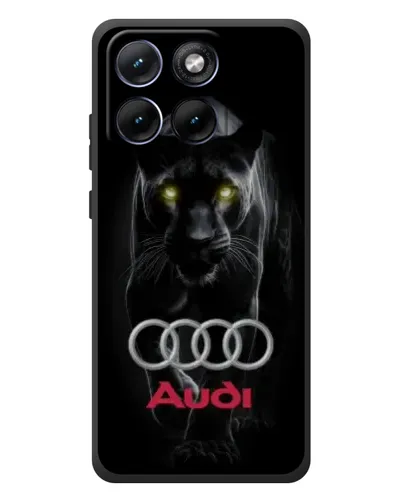 Чехол для Motorola Edge 70 Fusion с картинкой «Пантера и Audi» Чехол для Motorola Edge 70 Fusion с картинкой «Пантера и Audi»