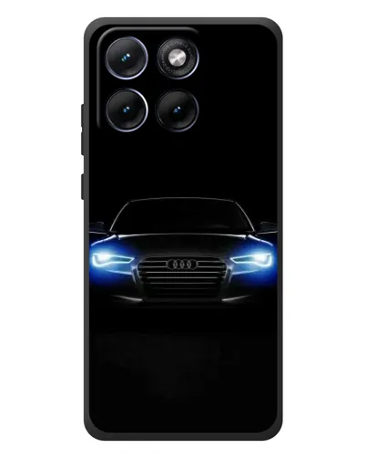 Чехол для Motorola Edge 70 Fusion с картинкой «Audi в неоне» Чехол для Motorola Edge 70 Fusion с картинкой «Audi в неоне»
