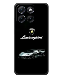 Чехол для Motorola Edge 70 Fusion с картинкой «Логотип Lamborghini классика»