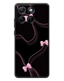 Чехол для Motorola Edge 70 Fusion с картинкой «Розовые ленты»