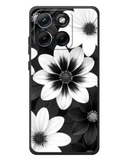 Чехол для Motorola Edge 70 Fusion с картинкой «Монохромные астры» Чехол для Motorola Edge 70 Fusion с картинкой «Монохромные астры»