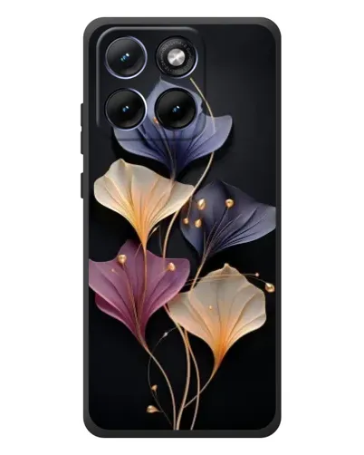 Чехол для Motorola Edge 70 Fusion с картинкой «Лиловые цветы грации»