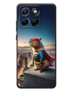 Чехол для Motorola Edge 70 Fusion с картинкой «Капи-мен супергерой» Чехол для Motorola Edge 70 Fusion с картинкой «Капи-мен супергерой»