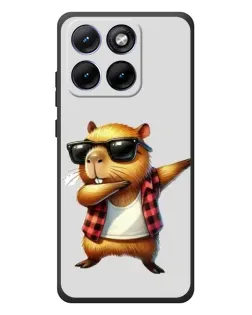 Чехол для Motorola Edge 70 Fusion с картинкой «Капибара рэпер даб» Чехол для Motorola Edge 70 Fusion с картинкой «Капибара рэпер даб»