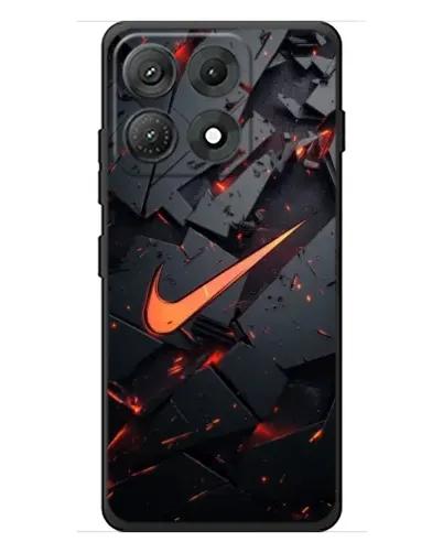 Чехол для Motorola Edge 70 Max с картинкой «Nike — эффект разломов» Чехол для Motorola Edge 70 Max с картинкой «Nike — эффект разломов»