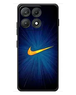 Чехол для Motorola Edge 70 Max с картинкой «Синий пульс Nike» Чехол для Motorola Edge 70 Max с картинкой «Синий пульс Nike»