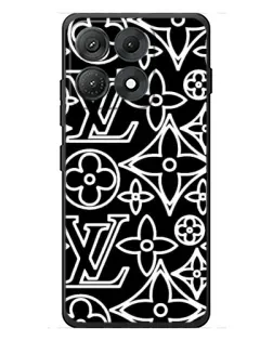 Чехол для Motorola Edge 70 Max с картинкой «Черно-белый узор LV» Чехол для Motorola Edge 70 Max с картинкой «Черно-белый узор LV»