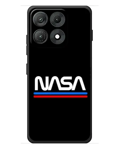 Чехол для Motorola Edge 70 Max с картинкой «NASA — классика Red Blue» Чехол для Motorola Edge 70 Max с картинкой «NASA — классика Red Blue»