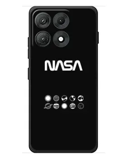 Чехол для Motorola Edge 70 Max с картинкой «NASA — технический принт»