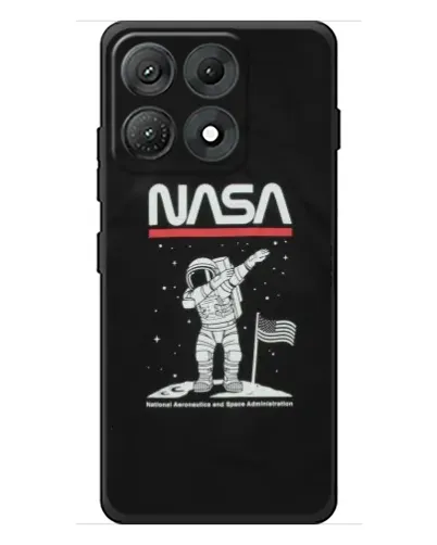 Чехол для Motorola Edge 70 Max с картинкой «NASA — шагаем по Луне» Чехол для Motorola Edge 70 Max с картинкой «NASA — шагаем по Луне»