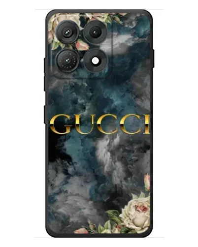 Чехол для Motorola Edge 70 Max с картинкой «Абстрактные цветы Gucci» Чехол для Motorola Edge 70 Max с картинкой «Абстрактные цветы Gucci»