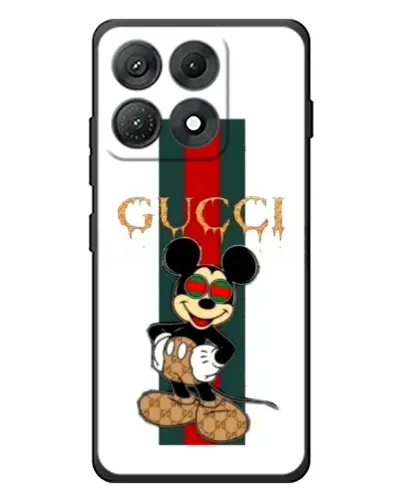 Чехол для Motorola Edge 70 Max с картинкой «Микки Маус Gucci — полосы» Чехол для Motorola Edge 70 Max с картинкой «Микки Маус Gucci — полосы»