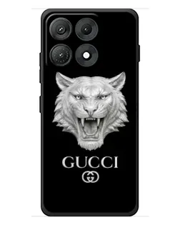 Чехол для Motorola Edge 70 Max с картинкой «Gucci — серебряный лев» Чехол для Motorola Edge 70 Max с картинкой «Gucci — серебряный лев»