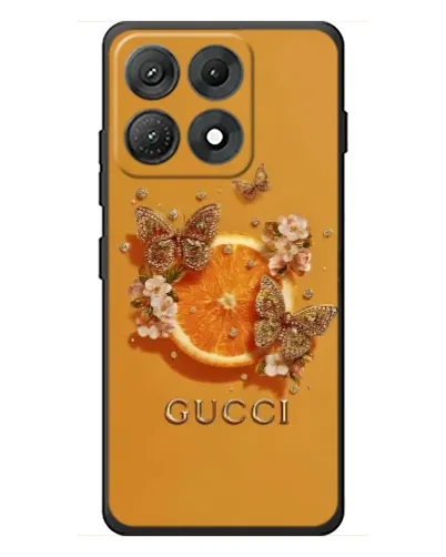 Чехол для Motorola Edge 70 Max с картинкой «Gucci — золотые бабочки» Чехол для Motorola Edge 70 Max с картинкой «Gucci — золотые бабочки»