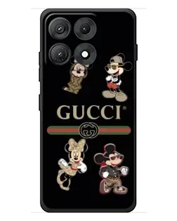 Чехол для Motorola Edge 70 Max с картинкой «Gucci — герои Disney и монограмма» Чехол для Motorola Edge 70 Max с картинкой «Gucci — герои Disney и монограмма»