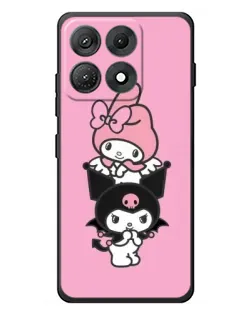 Чехол для Motorola Edge 70 Max с картинкой «My Melody и Kuromi»