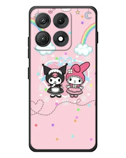 Чехол для Motorola Edge 70 Max с картинкой «My Melody и Kuromi» Чехол для Motorola Edge 70 Max с картинкой «My Melody и Kuromi»