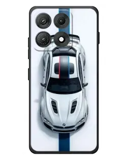 Чехол для Motorola Edge 70 Max с картинкой «Вид сверху — BMW M» Чехол для Motorola Edge 70 Max с картинкой «Вид сверху — BMW M»