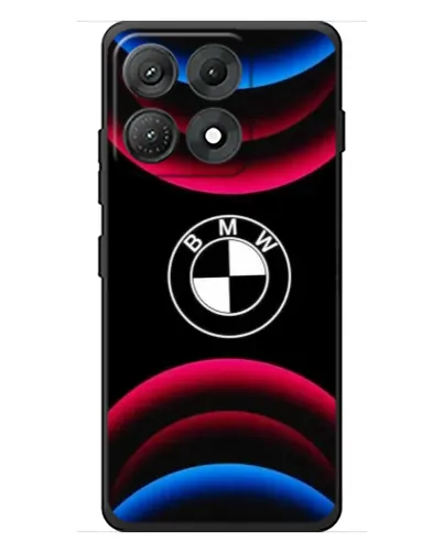 Чехол для Motorola Edge 70 Max с картинкой «Логотип BMW и неоновые дуги» Чехол для Motorola Edge 70 Max с картинкой «Логотип BMW и неоновые дуги»