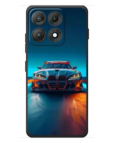 Чехол для Motorola Edge 70 Max с картинкой «BMW — огни неона» Чехол для Motorola Edge 70 Max с картинкой «BMW — огни неона»