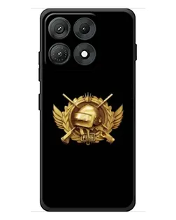 Чехол для Motorola Edge 70 Max с картинкой «PUBG — оранжевый градиент»
