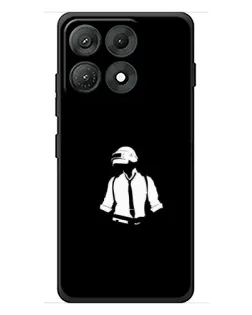Чехол для Motorola Edge 70 Max с картинкой «PUBG — белый шлем»
