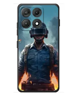 Чехол для Motorola Edge 70 Max с картинкой «PUBG — реалистичный герой»
