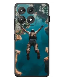 Чехол для Motorola Edge 70 Max с картинкой «PUBG — свободное падение»